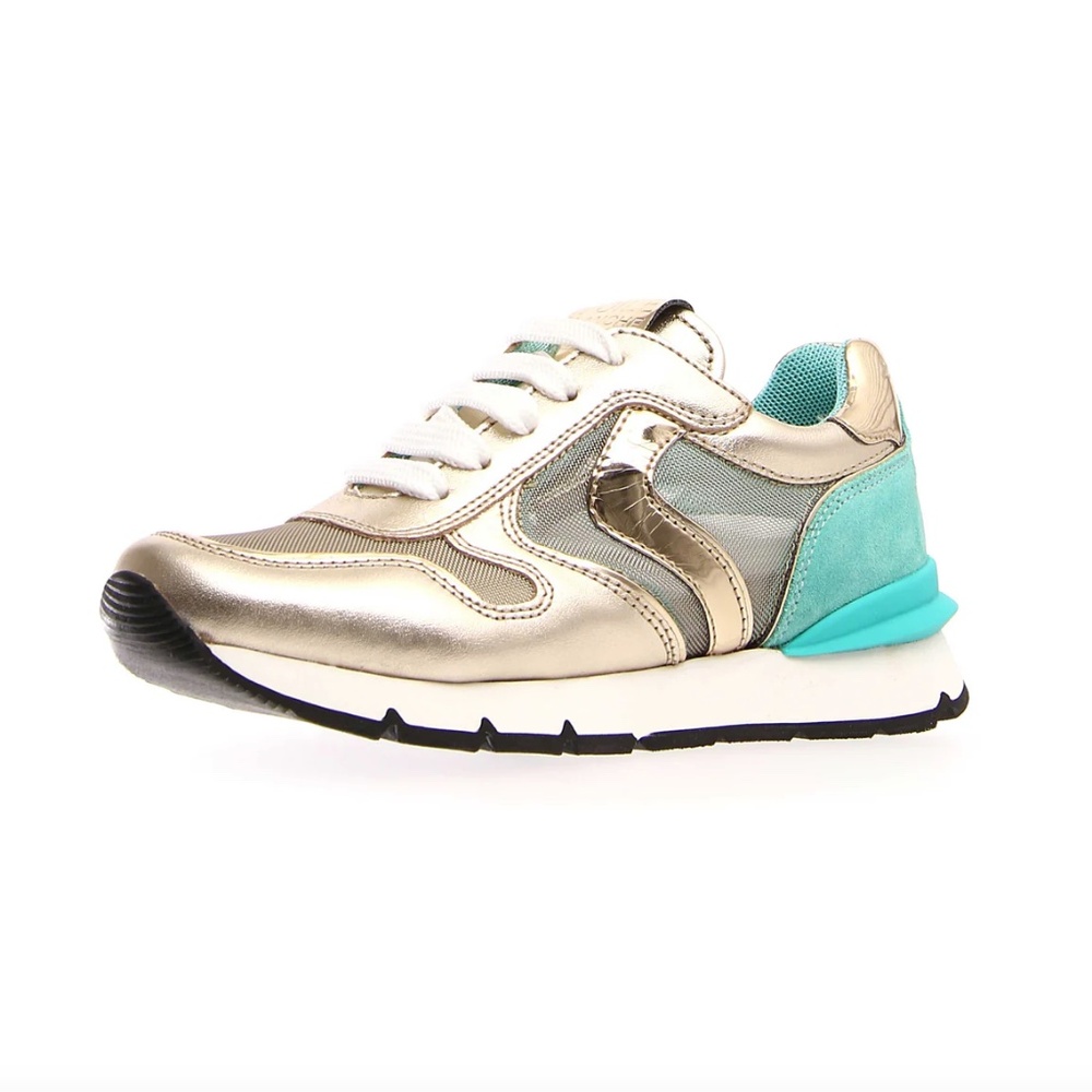 Voile Blanche LIAM MESH JUNIOR PLATINO ACQUA Sneakers Sz 33